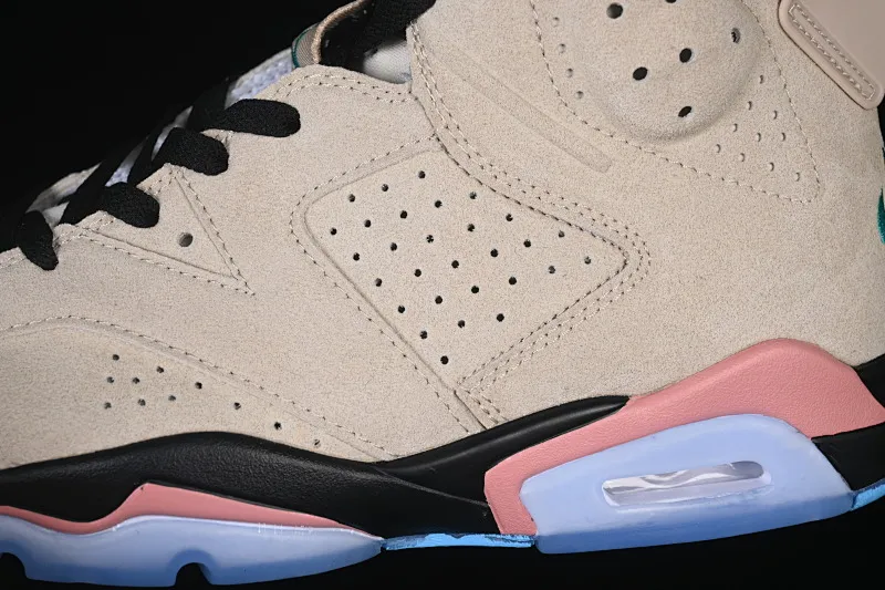 All categories Air Jordan Jordan series basketball shoes Air Jordan 6 A Ma Maniére x Air Jordan 6 Retro "Sail" AJ6 Joe 6 joint model Khaki IF3103-100